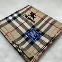 バーバリー大判ハンカチ　ヴィンテージ　希少王道ノバチェック✖️デディーベア　新品 バーバリー大判ハンカチヴィンテージ希少王道ノバチェック