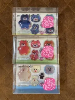 mojojojo LITTLE WINDOW ミニちゅるシール 3種セット