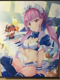 ホロライブ 湊あくあ がおう タペストリー - メルカリ