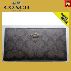 ⑤【未使用保管品】コーチ長財布②