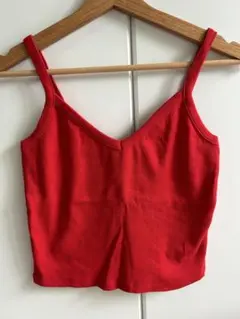 FOREVER 21 レッドキャミソール Lサイズのサムネイル