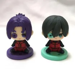 ブルーロック『ぬいかけ ブルーロック』御影玲王　糸師凛　ボタン　ミニフィギュア