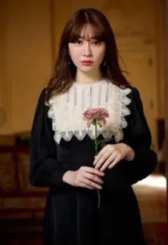 美品　Her lip to Le Grand Midi Dress M Her lip to Le Grand Midi Dress 【公式通販】