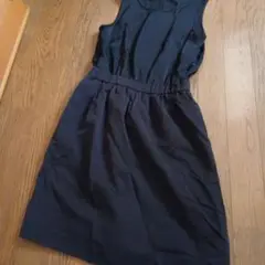 JUN&ROPEブラックノースリーブワンピース