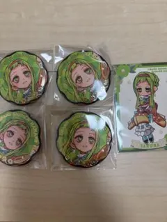 地縛少年花子くん　10周年　ミュージアム　七峰桜　ジュエリー缶バッジ　特典カード