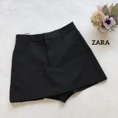 ZARA ショートパンツ ハイウエスト XS ブラック小さめ