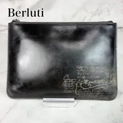 ✨美品✨ベルルッティ 長財布 ラウンドジップ スタンプ カリグラフィ
