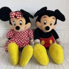 ミッキーミニーマウスぬいぐるみセット　おまけ付き
