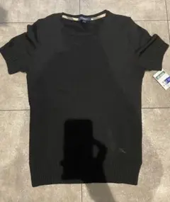 BURBERRY 黒 半袖ニット 1