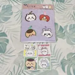 ちいかわギフトタグ 8p ①ちいかわ、栗まんじゅう、モモンガ、ハート＆シール