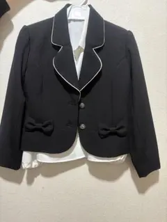 女の子 フォーマル 130 セットアップ ボレロ 入学式