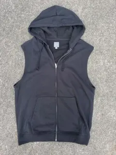 GAP ノースリーブジップアップパーカー