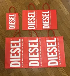 DIESEL ショップ袋　 大中小6枚セット