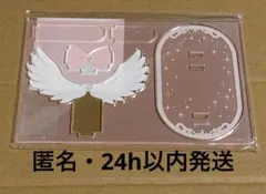 フクヤ　キャラ福くじ　天使と悪魔　ウィングぬいスタンドセット　ピンク　推し活