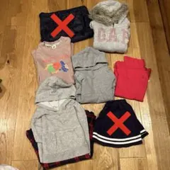 【まとめ売り】女の子　秋冬物120㎝　5点セットGAP petit main他