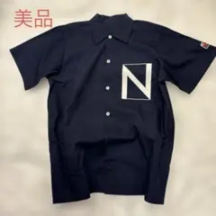 美品　Nissy Entertainment 半袖シャツ ネイビー