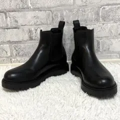 ZARA ザラ チャンキーチェルシーブーツ 43 27.6cm - メルカリ