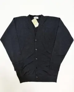 ◆新品　未使用◆ ジョンスメドレー ウール 24ゲージ カーディガン　ネイビー