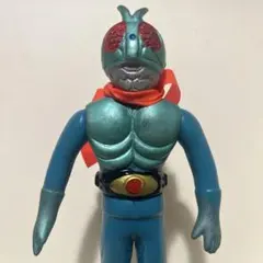□レア 【当時物】ポピー 仮面ライダーX 面取れ ソフビ /マスク欠品