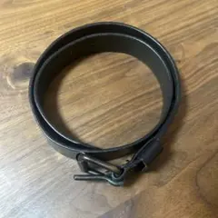 HERMES プールトゥール ブラックレザーブレスレット マルジェラ期