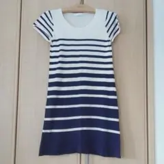 アースミュージック&エコロジー ボーダーワンピース