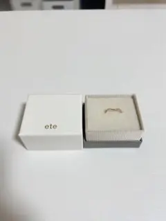 ete 10k イエローゴールド　 レイヤーウェーブリング【最終値下げ】