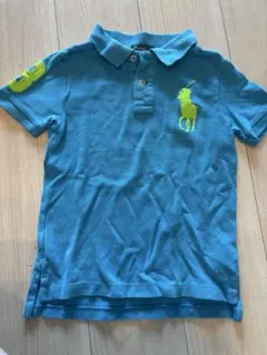 Polo Ralph Lauren 水色ポロシャツ 4/4T