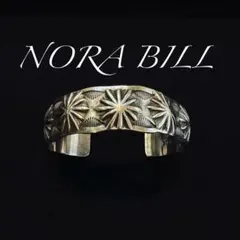 【希少】NORA BILL /ノラ・ビル ナバホ バングル シルバー925 希少】NORA BILL /ノラ・ビル ナバホ バングル シルバー925
