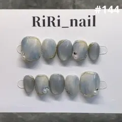 #144 ベリーショート マグネット ニュアンス ミラー 淡色 大人 シンプル