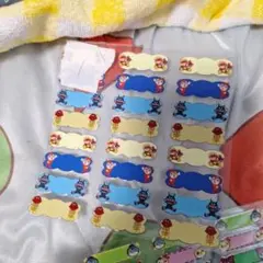 アニメキャラクターシールセット