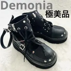 新品未使用⭐️Demonia デモニア 厚底ブーツ 黒23.5cm M5 sto28bpt-vl.jpg