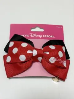 東京ディズニーリゾート ミニーマウスリボン　バレッタ