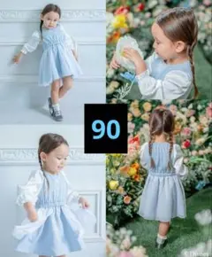 アナと雪の女王 エルサ ワンピース 90cm
