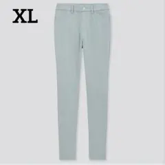 XL　ユニクロ　ヒートテックウルトラストレッチレギンスパンツ　サックスブルー