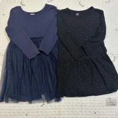 H&M ワンピース 2枚セット 98-104