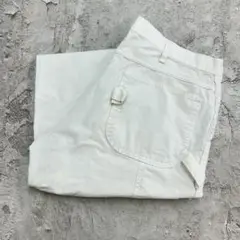 Dickies　ペインターパンツ　ワークパンツ　古着　ホワイト　W34