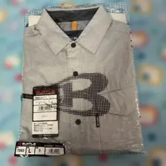BURTLE 7093 長袖シャツ シルバー Lサイズのサムネイル
