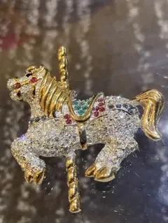 最終値下げ中★希少★馬型★アクセサリー★ヴィンテージ★ブローチ