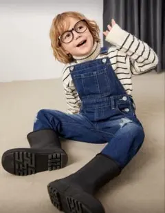 デニム　オーバーオール　110サイズ