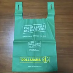 DOLLARAMA エコバッグ グリーン