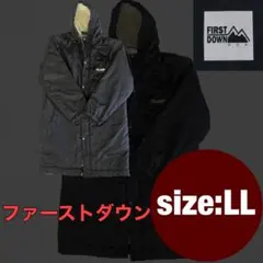 ファーストダウン メンズ ダウン ブラック