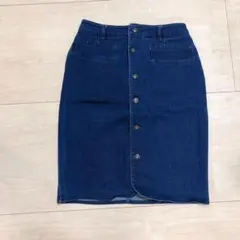 デニム 膝丈 スカートのサムネイル