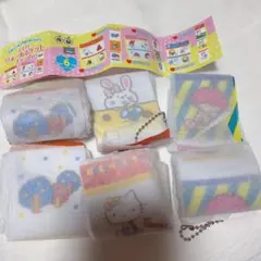 サンリオキャラクターズ レトロウォールポケットチャーム 6点