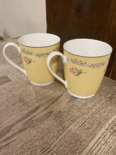 Tiffany & Co. ピンクチューリップ マグカップ 2個セット