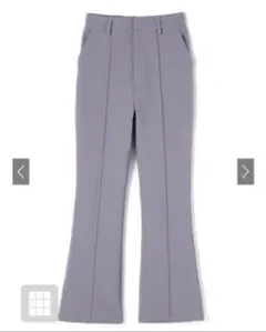 フロントタックフレアパンツ k8360t パープル ラベンダー