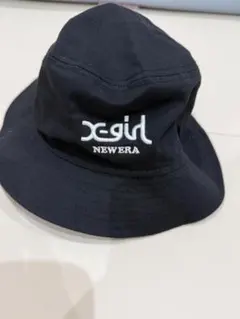 X-girl NEW ERA バケットハット ブラック
