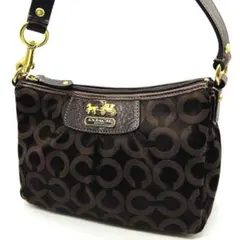 美品✨　COACH コーチ　ハンドバッグ　ワンショルダー　シグネチャー　金具 2026年最新】coach ワンショルダーバッグ シグネチャーの人気アイテム