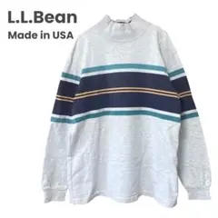 L.L.Bean モックネック スウェット USA製 エルエルビーン トレーナー