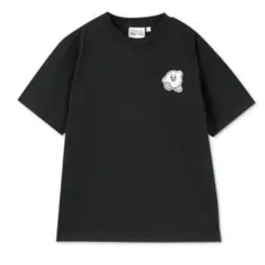 カービィ コミックパニックTシャツ 半袖 ブラック 4L