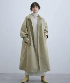 【未使用】ADAM ET ROPE ステンカラーコート M